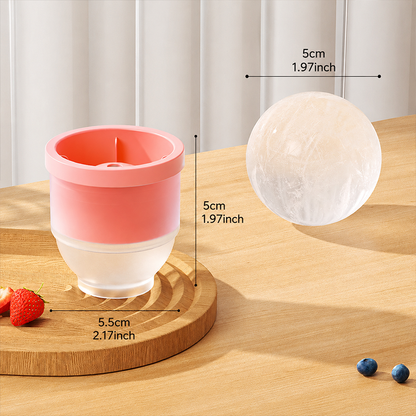 Molde grande de silicona para esferas de hielo