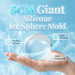 Molde grande de silicona para esferas de hielo