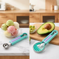 ✨ Da un paso más en la preparación de fruta: ¡el juego multifunción 3 en 1 con cuchara para bolas de melón y cuchillo para tallar! ✨