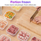 Refrigerator Fresh Frozen Meat Storage Container