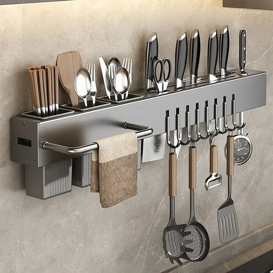 Portapalillos y portacuchillos multifuncional para cocina