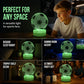 ⚽ Luz nocturna Glow Soccer | Ilusión holográfica en 3D | Cambio dinámico de colores RGB | LED que no daña la vista | Control táctil y a distancia 🌈✨