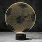 ⚽ Luz nocturna Glow Soccer | Ilusión holográfica en 3D | Cambio dinámico de colores RGB | LED que no daña la vista | Control táctil y a distancia 🌈✨