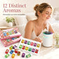 Difusor de aromas con un pack de 12 aceites esenciales solubles en agua