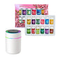 Difusor de aromas con un pack de 12 aceites esenciales solubles en agua