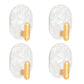 Mini ganchos adhesivos impermeables para pared