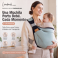 🎉👶 Portabebés transpirable 4 en 1 – Para 0-36 meses, uso en posición delantera/trasera, orientado hacia adentro/hacia afuera – ¡Comodidad de manos libres para padres y bebés! ✨