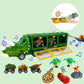 Camión de juguete interactivo para transportar dinosaurios