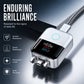 🔋Cargador inteligente USB-C de 140 W con múltiples puertos y pantalla LED digital – Carga rápida y control inteligente de corriente para móviles, tablets y portátiles