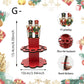 Adorno navideño de madera para guardar dinero