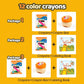 Crayones de cacahuete para niños