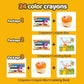 Crayones de cacahuete para niños