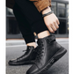 Botas de cuero genuino versátiles y casuales para hombre